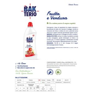 BAKTERIO FRUTTA E VERDURA 1 LT